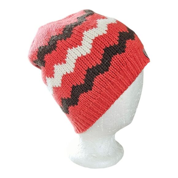 CARHARTT Women's Chevron Beanie Tobaggan One Size Fits All Fleece Lined - Picture 3 of 4